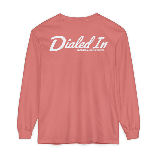 Dialed In Garment-Dyed Long Sleeve Tee | Soft Unisex Long Sleeve Shirt