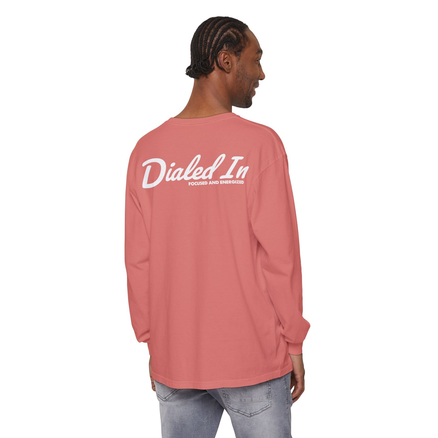 Dialed In Garment-Dyed Long Sleeve Tee | Soft Unisex Long Sleeve Shirt