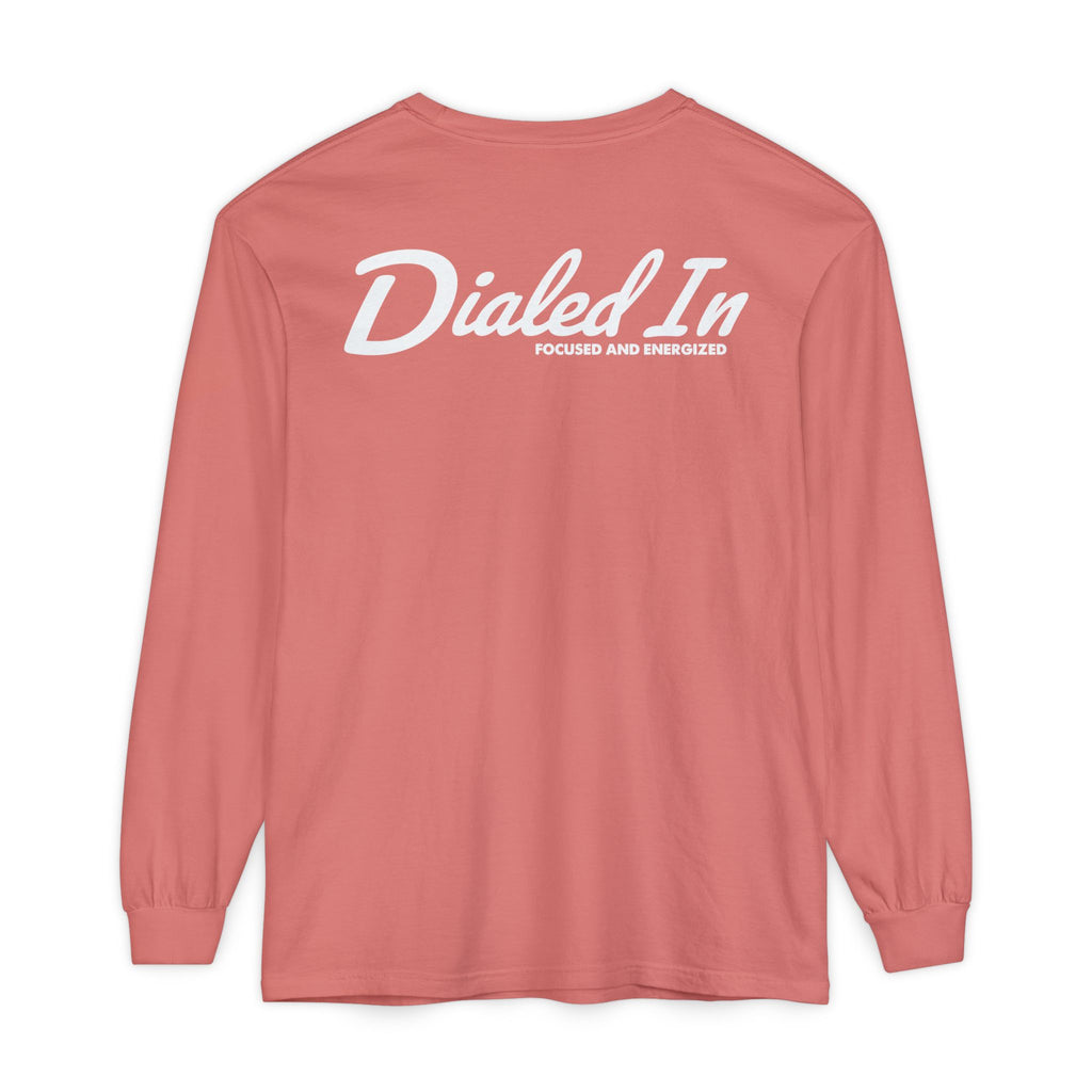 Dialed In Garment-Dyed Long Sleeve Tee | Soft Unisex Long Sleeve Shirt
