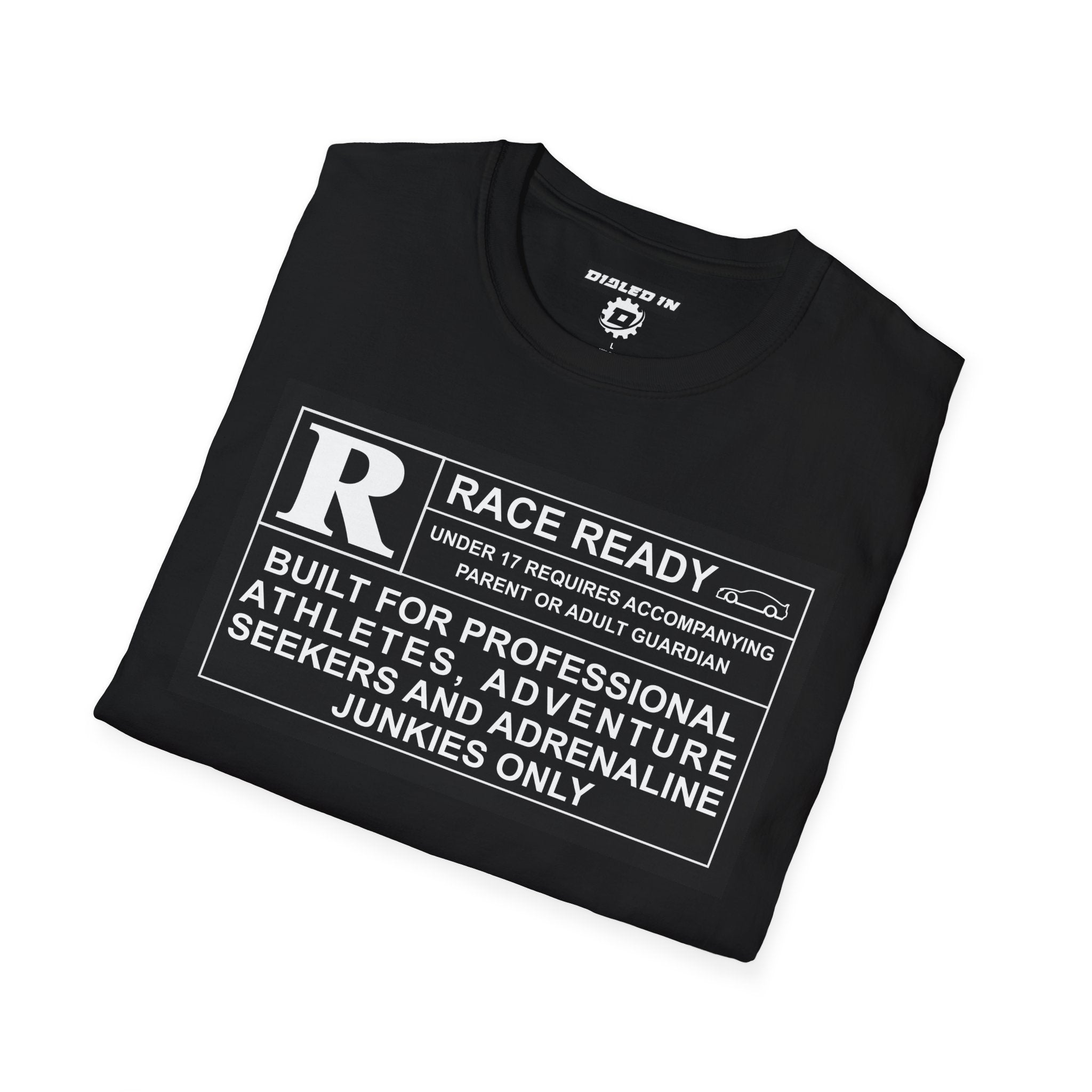 Dialed In “Rated R” Graphic Tee | Bold Movie-Style Shirt