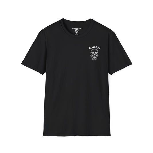 Calaveras, Unisex Softstyle T-Shirt, Casual Tee, Gift for Him, Car Enthusiast Shirt, NASCAR, Pit Crew