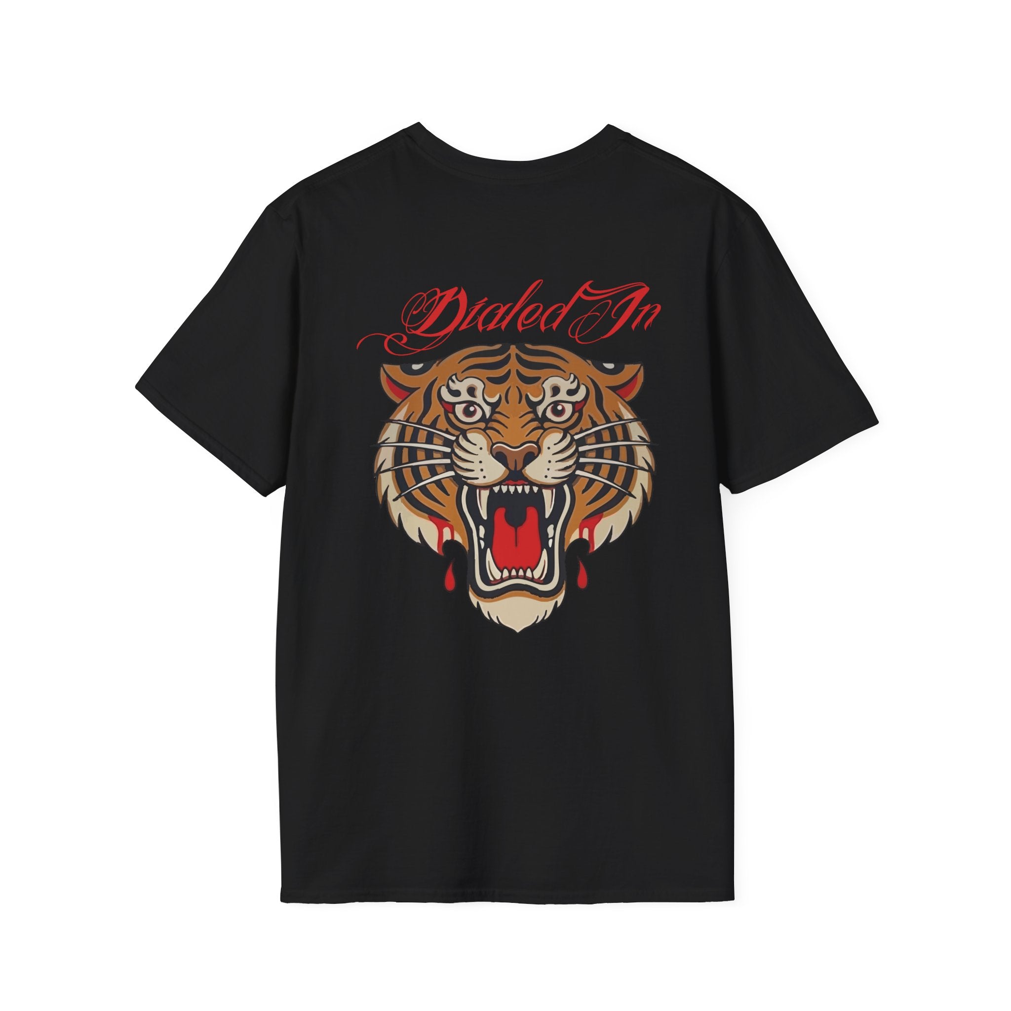 Tattoo Tiger, Unisex Softstyle T-Shirt, Casual Tee, Gift for Him, Car Enthusiast Shirt, NASCAR, Pit Crew, Racing