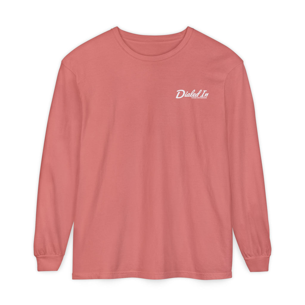 Dialed In Garment-Dyed Long Sleeve Tee | Soft Unisex Long Sleeve Shirt