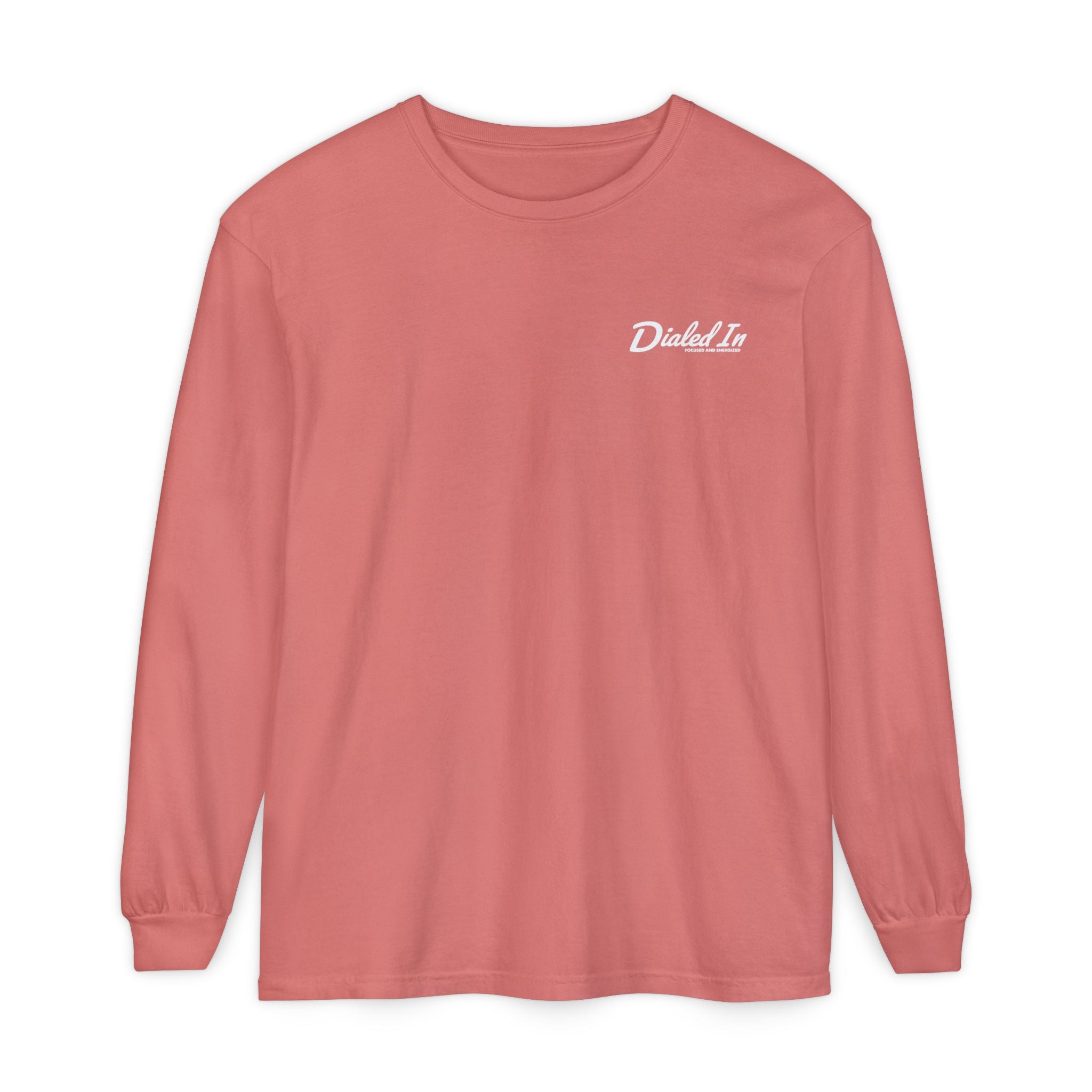 Dialed In Garment-Dyed Long Sleeve Tee | Soft Unisex Long Sleeve Shirt