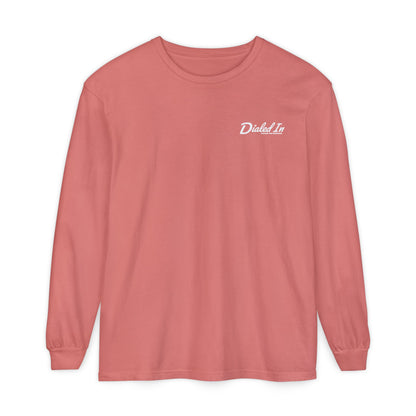 Dialed In Garment-Dyed Long Sleeve Tee | Soft Unisex Long Sleeve Shirt