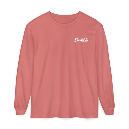 Dialed In Garment-Dyed Long Sleeve Tee | Soft Unisex Long Sleeve Shirt