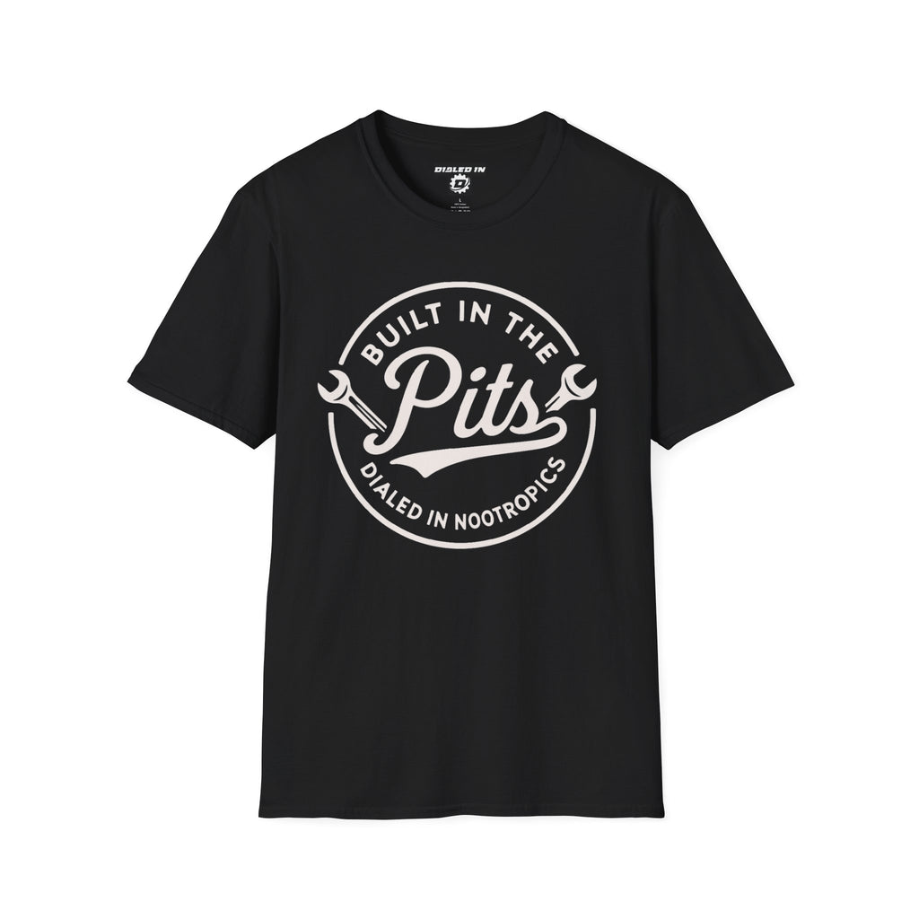 Dialed In “Built in the Pits” Tee | Pit Crew Motorsports Graphic Shirt