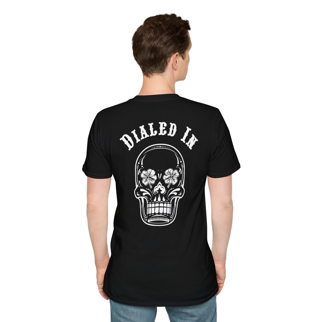 Calaveras, Unisex Softstyle T-Shirt, Casual Tee, Gift for Him, Car Enthusiast Shirt, NASCAR, Pit Crew