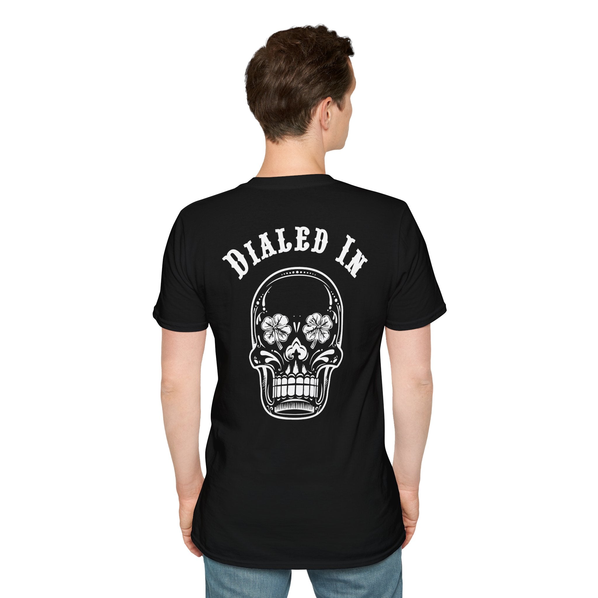 Calaveras, Unisex Softstyle T-Shirt, Casual Tee, Gift for Him, Car Enthusiast Shirt, NASCAR, Pit Crew