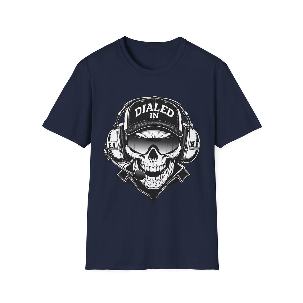 Dialed In Skully D Crew Chief Move or Be Moved Graphic Tee