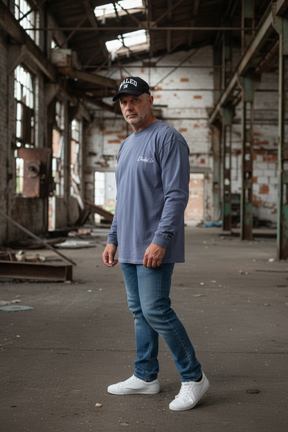 Dialed In Garment-Dyed Long Sleeve Tee | Soft Unisex Long Sleeve Shirt