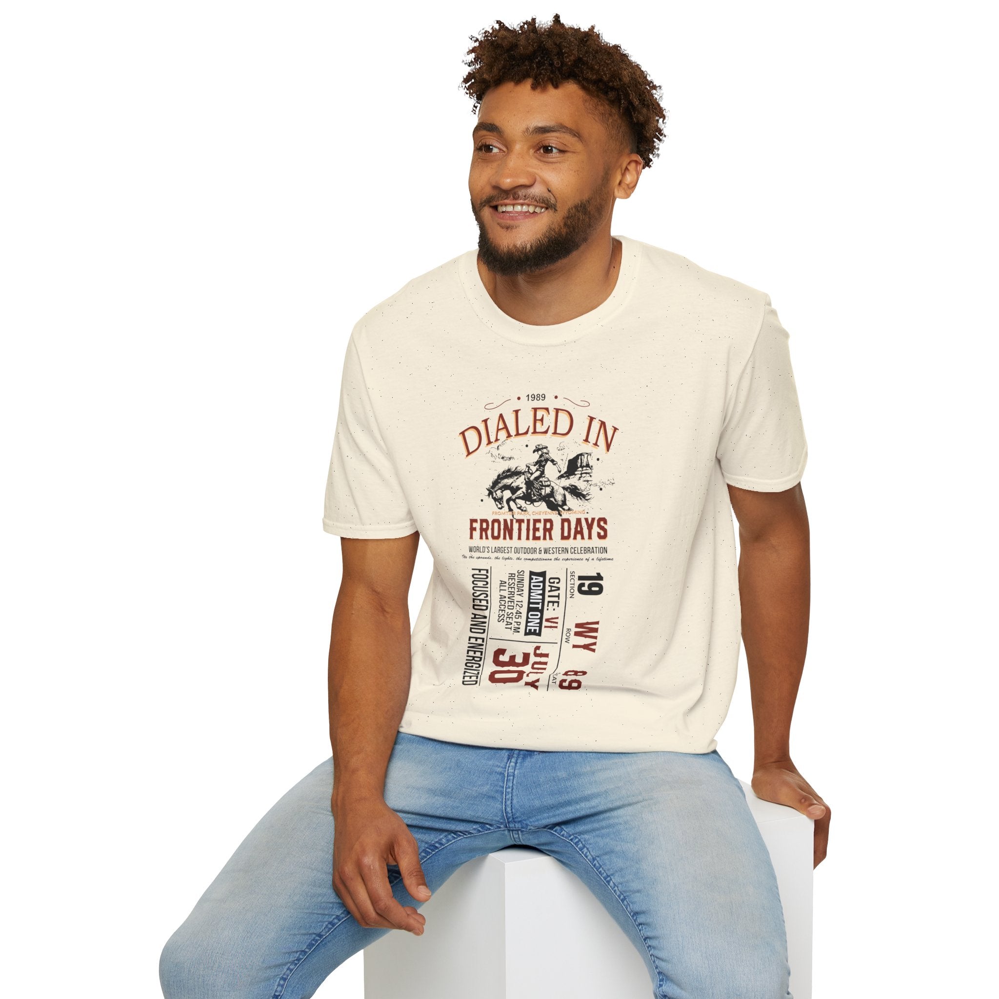 Dialed In Frontier Days Shirt | Western Rodeo Graphic Tee