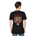 Tattoo Tiger, Unisex Softstyle T-Shirt, Casual Tee, Gift for Him, Car Enthusiast Shirt, NASCAR, Pit Crew, Racing