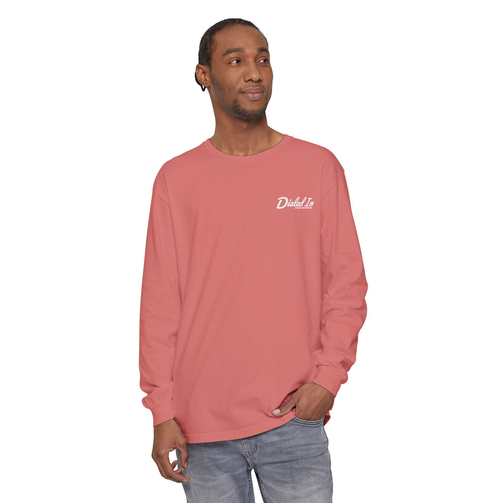 Dialed In Garment-Dyed Long Sleeve Tee | Soft Unisex Long Sleeve Shirt