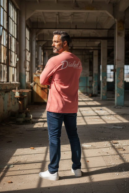 Dialed In Garment-Dyed Long Sleeve Tee | Soft Unisex Long Sleeve Shirt