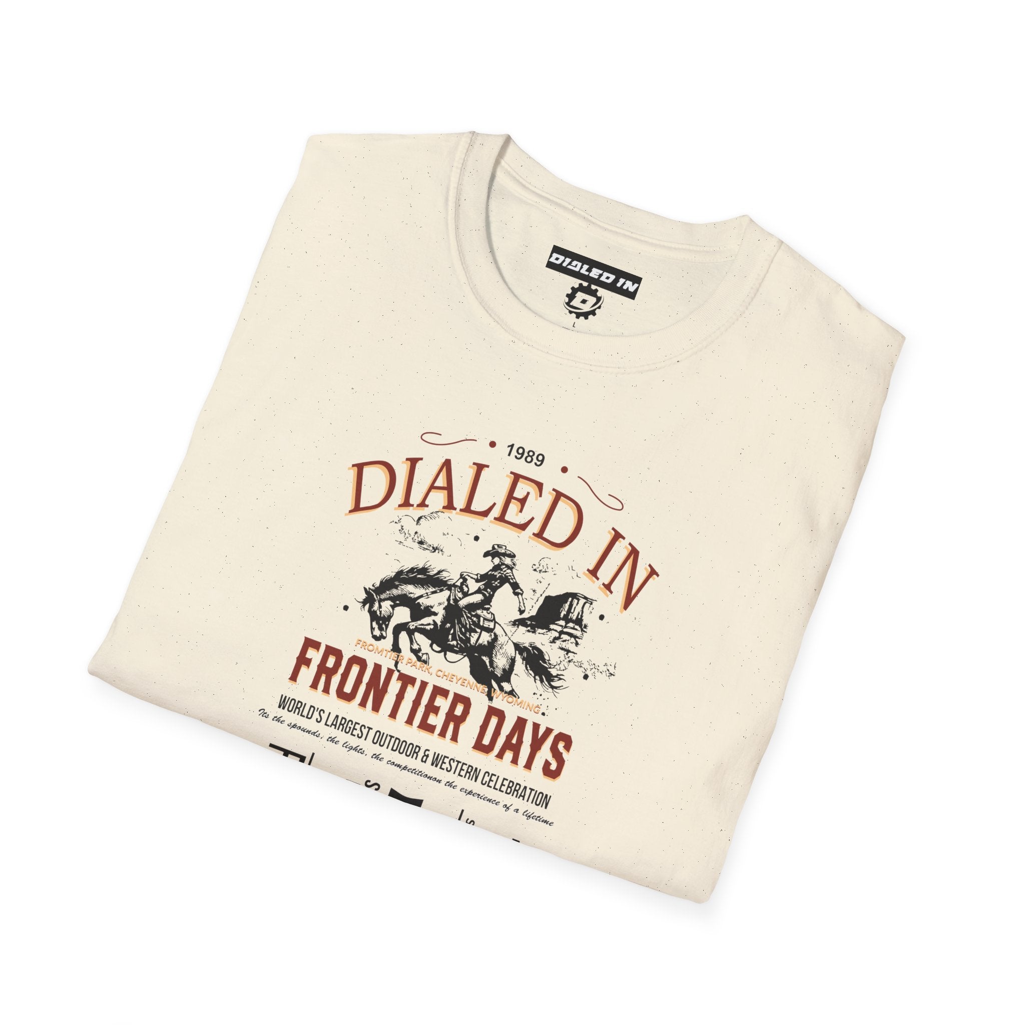 Dialed In Frontier Days Shirt | Western Rodeo Graphic Tee
